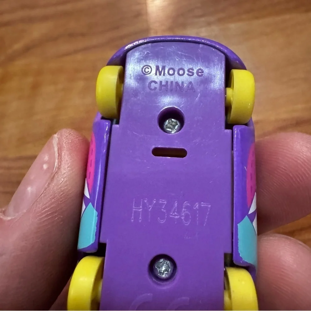 Moose Shopkins Season 2 Cutie Cars CRUISEY CAP Rare Shopkins Purple Car 2”